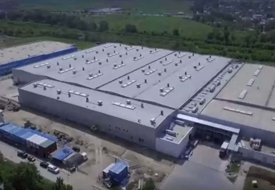 Hala dla firmy z branży Automotiv Balti Mołdawia – dach 33 tys. m2